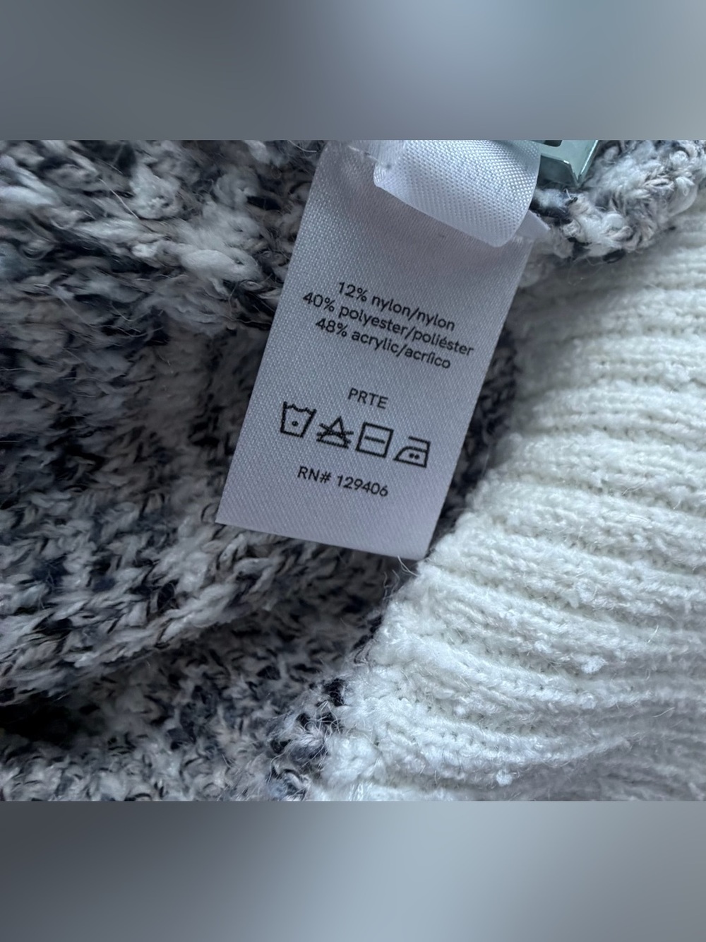 VENUS Cropped Ivory & Heather Gray Boucle Knit Cardigan & Mini Skirt Set NWOTs - Picture 7 of 9